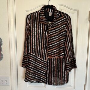 Chicos Travelers jacket blouse